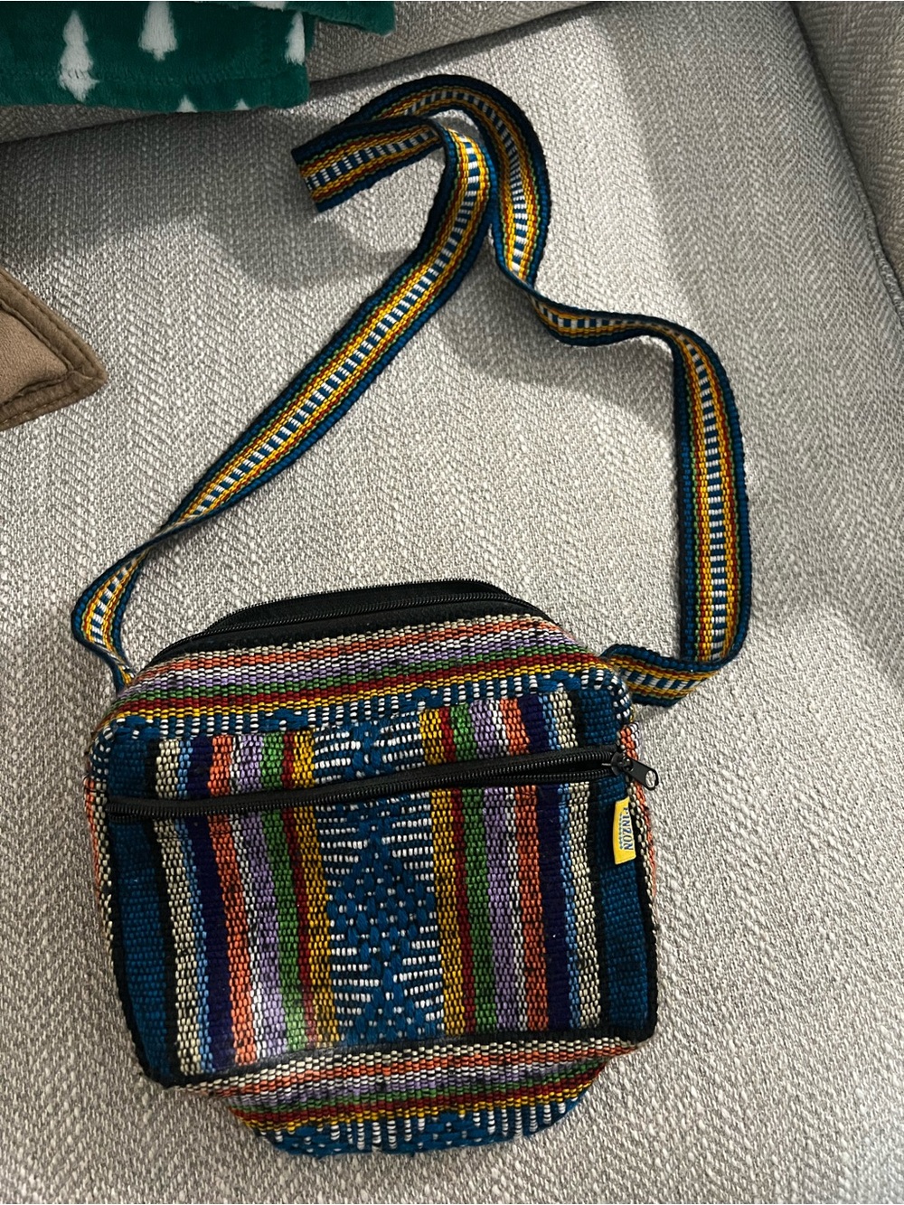Bohemian/hippie style crossbody bag